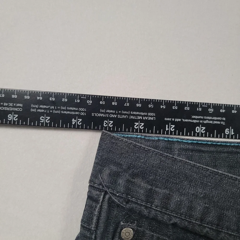 Y2k Enyce Men Jeans 48x34‎ Gray Straight Leg Denim Hip Hop Streetwear